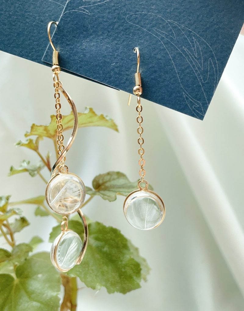 Juboi-鳥寶羽毛耳環06