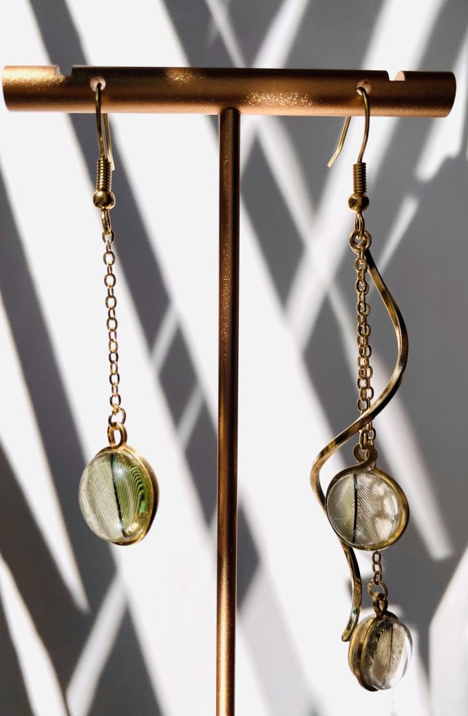 Juboi-鳥寶羽毛耳環08