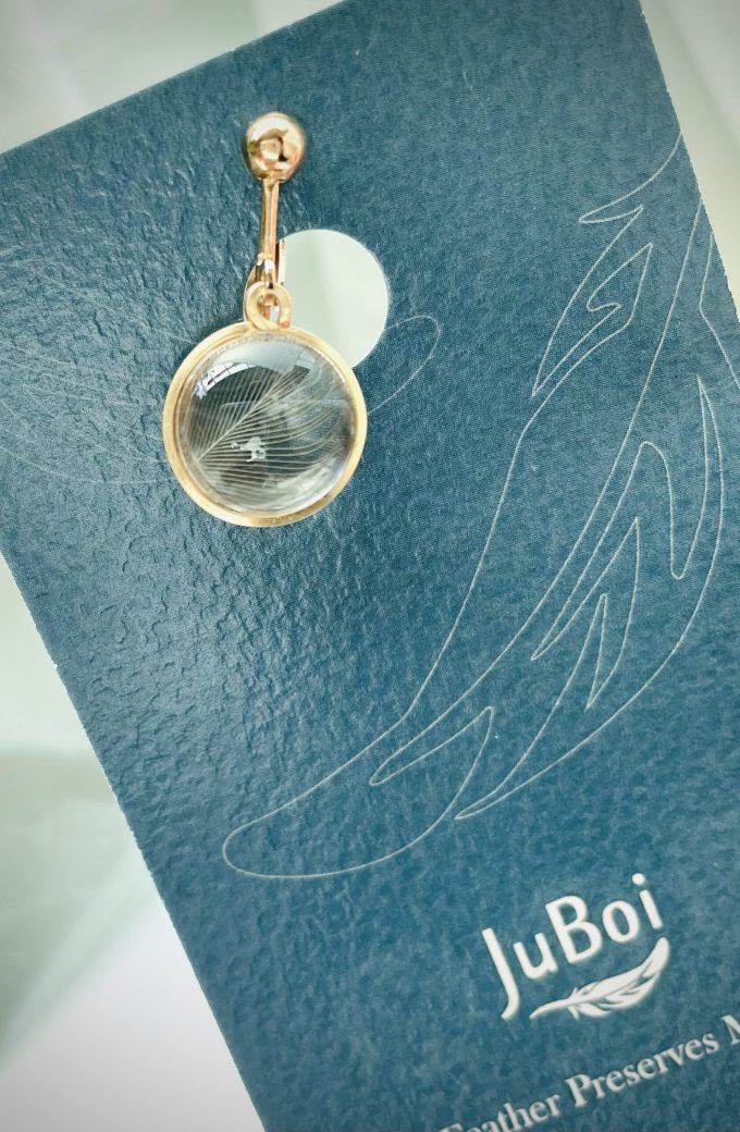 Juboi-鳥寶羽毛耳環09