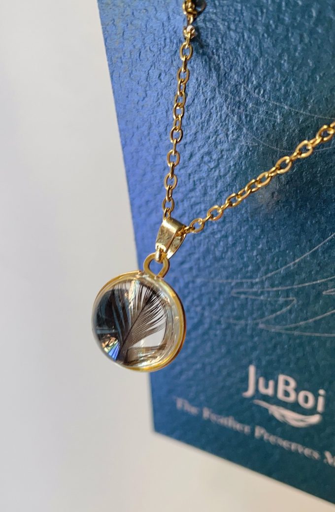 Juboi-鳥寶羽毛項鍊02