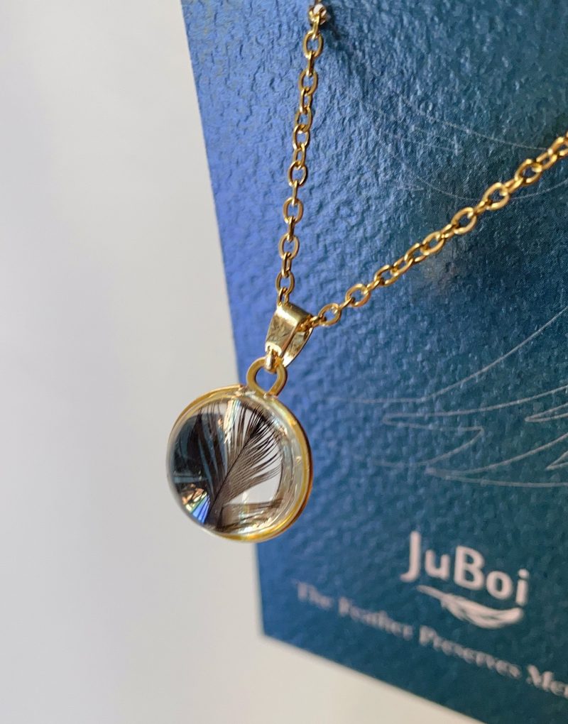 Juboi-鳥寶羽毛項鍊02